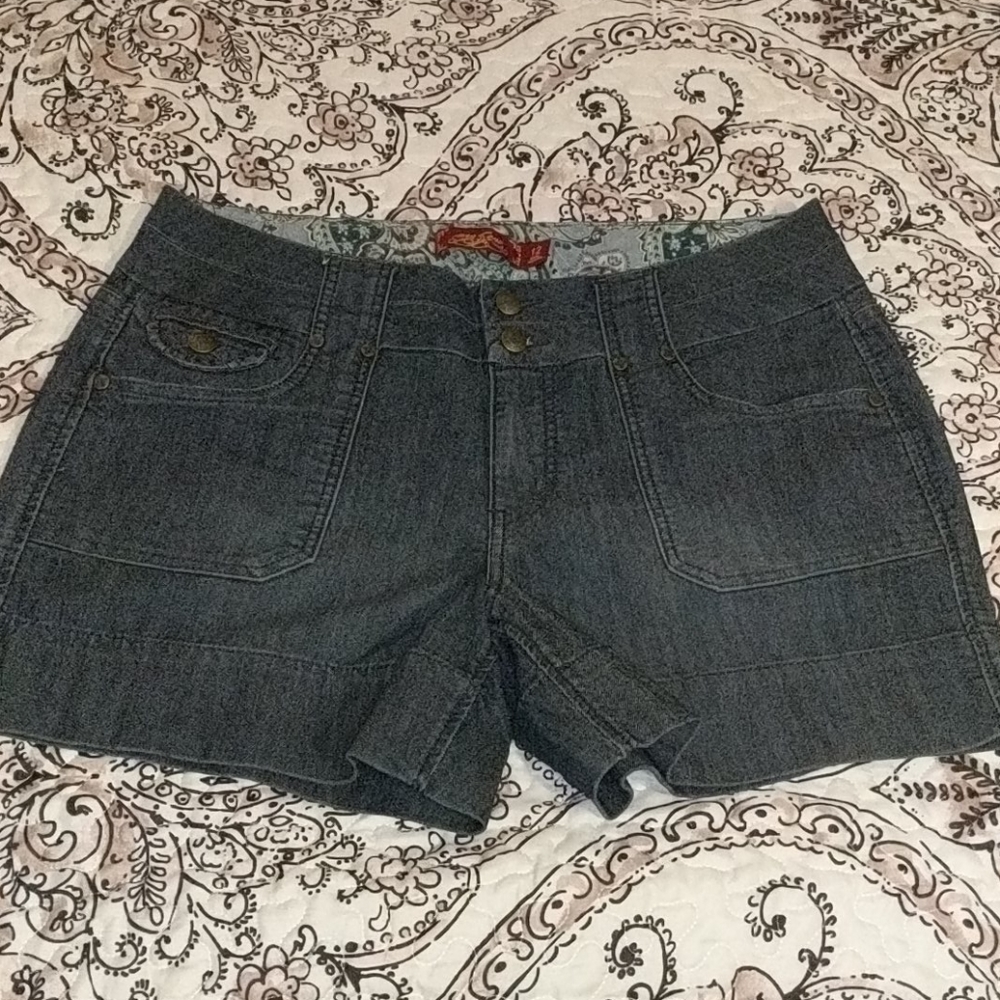 Dark Wash Denim Shorts